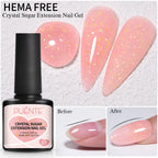 PUENTE 7.5ML Sparkling Pinkish Purple Laser Cat Magnetic Gel Nail Polish Holographic Rainbow Effect Soak Off UV Nail Art Varnish