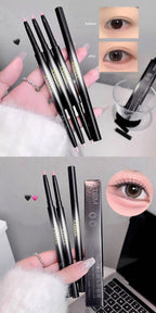 Ultra-fine Gel Eyeliner Pencil Pink Apricot Under Eye Liner Pen Waterproof Matte Aegyosal Lying Silkworm Quick Drying Eye Makeup
