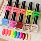 10ml Nail Stamping Polish Varnish Black White Colorful Nail Printing Lacquers for Stamping Plate 30 Colors Nail Stamping Polish