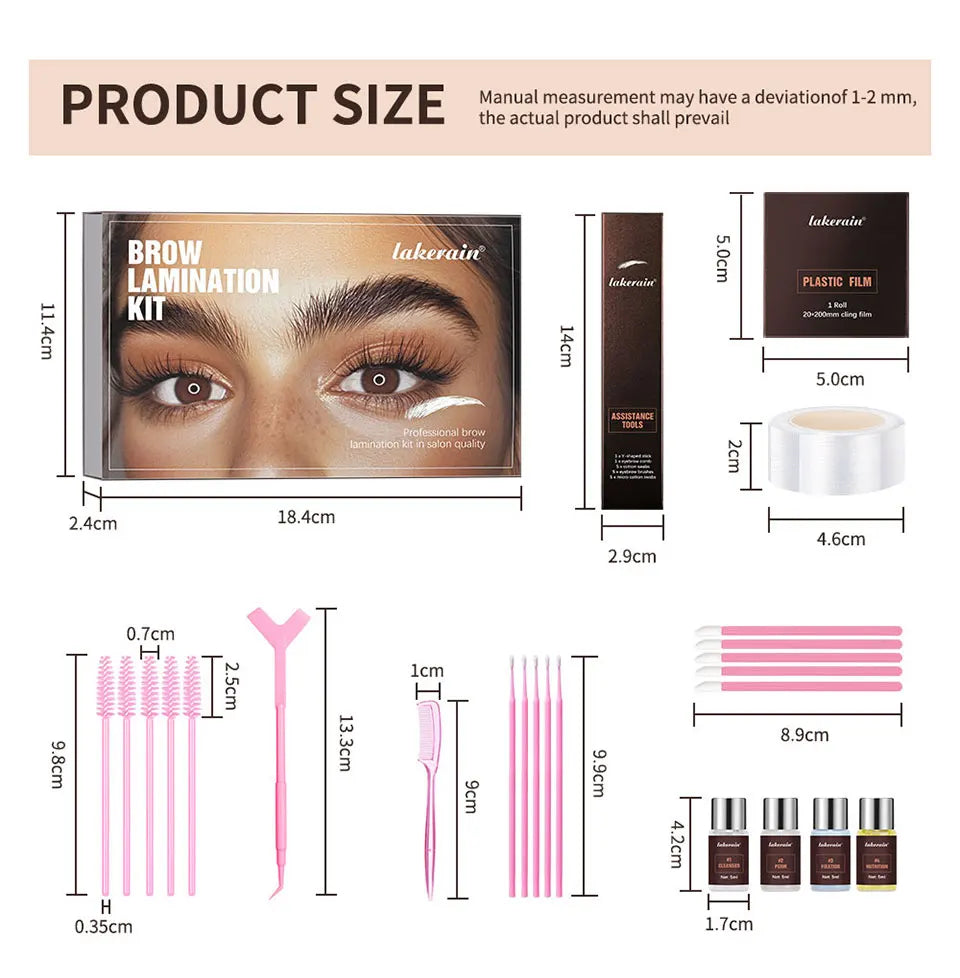 Brow Lift Eyebrow Lifting Semi-permanent Machine Laminated Eyebrow Kit Lamination Eyelashes Make-up for Women Makeup Korean Eyes