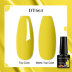 MEET ACROSS 7ml Red Blue Green Metallic Gel Nail Polish Super Bright Mirror Effect Semi Permanent LED UV Gel Nail Art Varnish