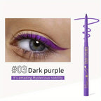 Colorful Eyeliner Gel Pencil Waterproof Lasting Easy To Wear Eyes Beauty Makeup Natural Matte Lying Silkworm Eye Liner