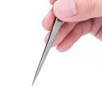Stainless Steel Industrial Anti-static Multitool Tweezers Curved Eyebrow Lash Tweezer Precision Clamp Watchmaker Repair Tool