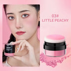 FOMIX Loose Powder Air Cushion Blush Long Last High Pigment Soft Misty Matte Face Blusher Natural Colors For Cheek