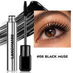 8 Colors Green Mascara Thick Curling Waterproof Natural Eyelashes Long Lasting Blue White Pink Black Eye Makeup Korean Cosmetics