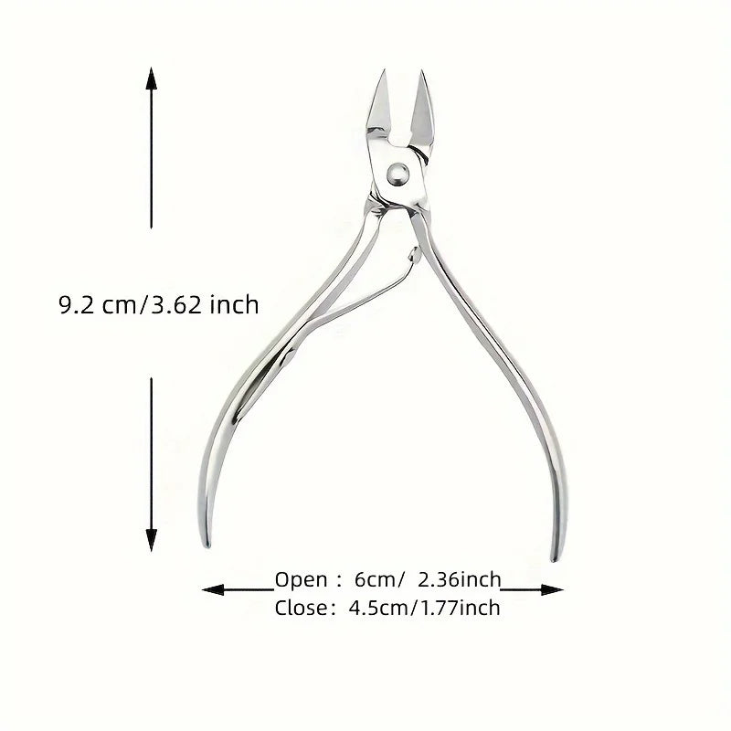 Durable Stainless Steel Cuticle Nipper for Manicure and Pedicure Cuticle Clippers Trimmer Dead Skin Remover Pedicure Stainless