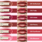 CATKIN GLOSSY LIP BALM Hydrating Lip Balm in 6 Vibrant Colors Moisturize, Protect & Soothe
