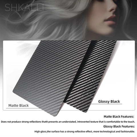 SHKALLI Professional Carbon Fibre Hair Balayage Board and Brush Set Hair Dyeing Tool Kit for Hairdressers