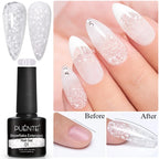 PUENTE 5ml Metallic Painting Liner Gel Polish Bright Mirror Effect Semi-Permanent UV Nail Varnish For Stunning French Nail Art