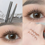 Sexy Rose Red Eye Liner Pencil Natural Matte Wine Red Lying Silkworm Eyeliner Easy To Color Waterproof Eye Make Up Cosmetics 1pc