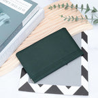 Custom Letters  Ladies Genuine Leather Ultra-thin New Minimalist Long Wallet With Automatic Closure makeup Lipstick Storage Bag