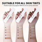 Blanc Cover Cream Stick Changing Foundation Stick Color Changing Foundation with Detachable Brush Hight Coverage Base Makeup