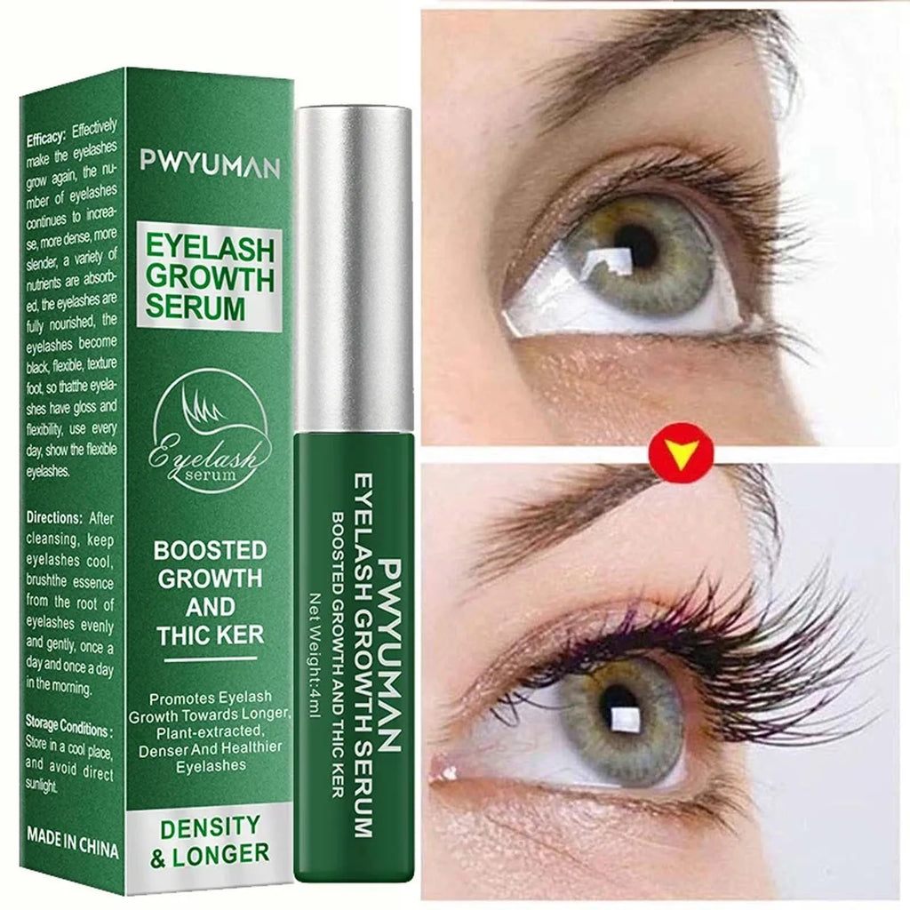 Fast Eyelash Growth Serum 7 Days Natural Eyelash Enhancer Longer Fuller Thicker Curling Lash Treatment Makeup Eye Care Products