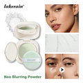Lakerain Blurring Oil Control Powder Smooth Matte Finish Sweat Humidity Resistant Leak-Proof Design Blurring Hydrating Powder