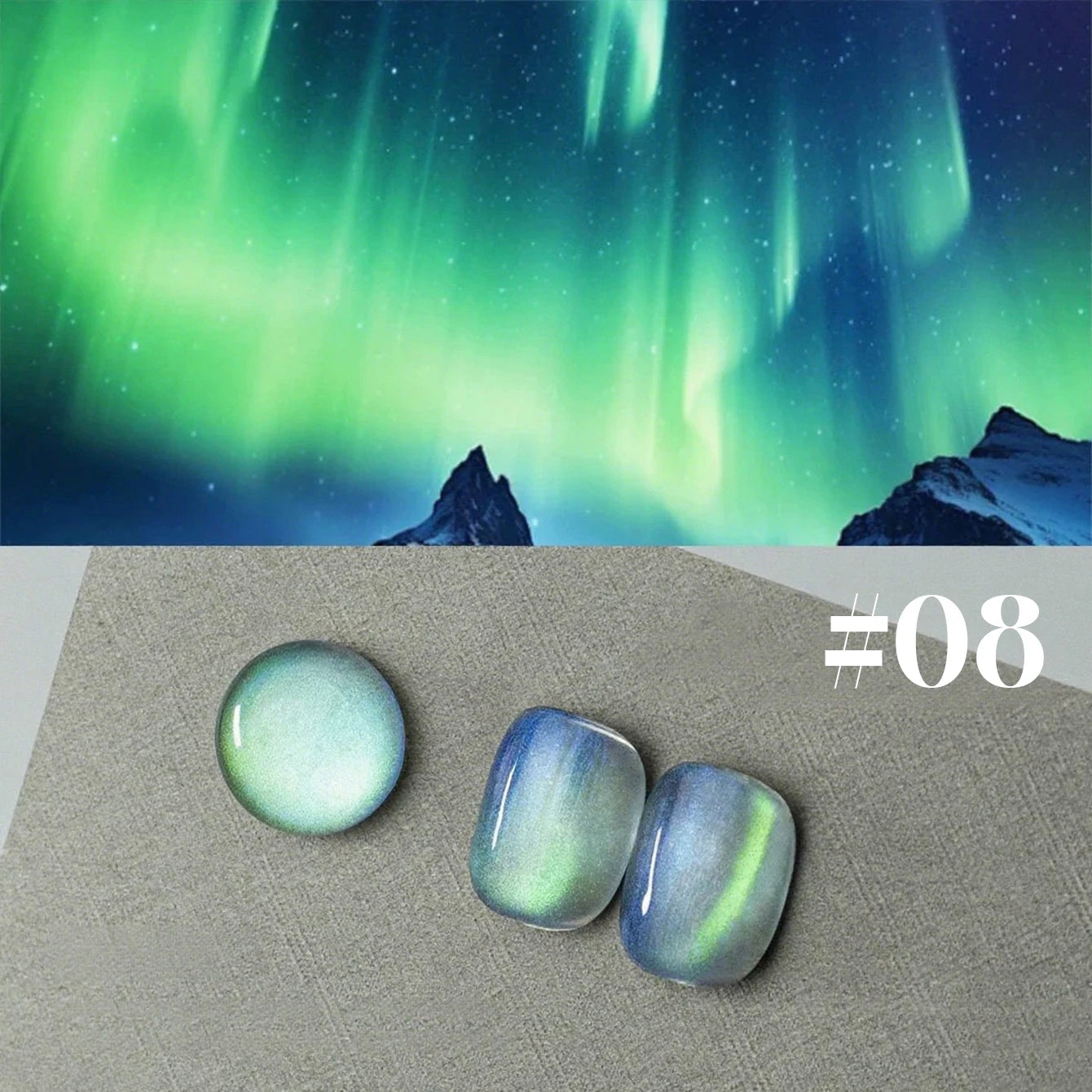 12ML 1-6PCS Popular Winter Internet Celebrity Hot-selling Northern Lights Cat Eye Magnet Gel Nail Polish Nail Art Nail Supplies