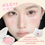 LEEMEMBER Watery Blush Moisturizing Blusher Cream Monochrome Shimmer Cute Cosmetics Longlasting Jelly Face Blusher In Bar Makeup