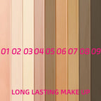 1PC Profession Liquid Foundation Oil-control Cover Matte Base Cream Concealer Waterproof Sweat-resistant Face Korean Makeup Gift