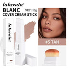 Two-in-one Color-changing Foundation Stick Lightweight Hydrating Brightening Matte Moisturizing Foundation Concealer Makeup