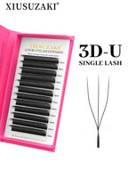 XIUSUZAKI  U-Shaped YY 3D 4D 5D W Eyelash Extensions New Style U/W Lashes Extension Mink Premade Volume Fans False Eyelashes