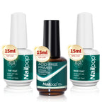 Nailpop Nail Dehydrator and Primer Acid Free Natural Nail Prep for Acrylic and UV Gel Nail Polish Fast Dry Superior Bonding Set