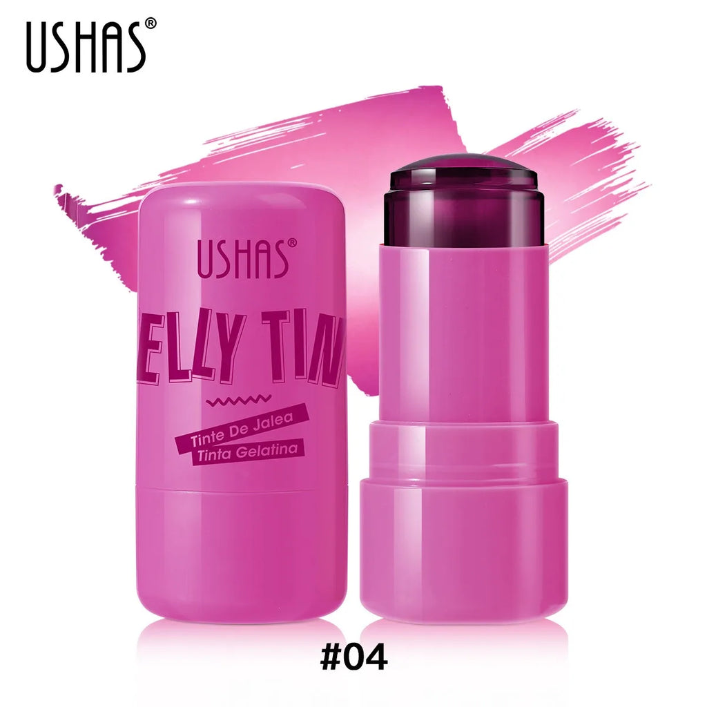 Milk Jelly Blush Stick Lip Cheek Stain Water Blusher Lip Gloss Matte Eyeshadow Long Lasting Brighten Facial Contour Rouge Makeup