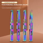4pcs Eyebrow Tweezers Set - Professional Precision for Brow Shaping, Beard Plucking & False Lash Application,Eyebrow Tool Set