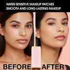 TVLV Concealing Foundation Stick: 5 Shades with Built-In Brush - Cream Finish, Lightweight and Waterproof Formula,