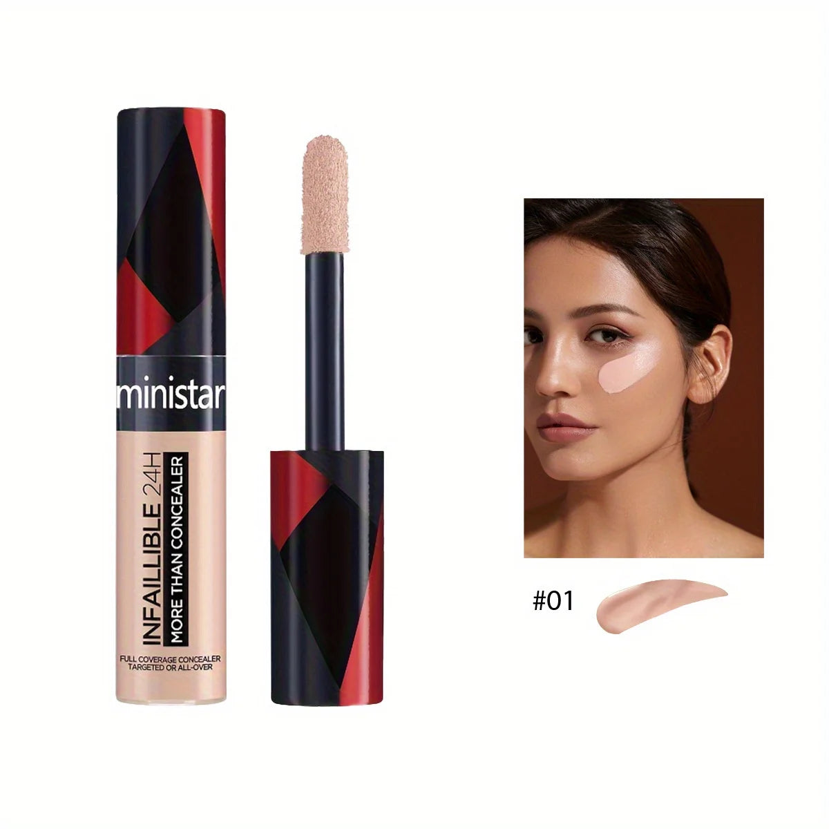 Concealer Natural Concealer Modifies Skin Tone Natural Three-dimensional