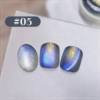 12ML 1-6PCS Popular Winter Internet Celebrity Hot-selling Northern Lights Cat Eye Magnet Gel Nail Polish Nail Art Nail Supplies