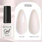 LILYCUTE 5ml Super Bright Silver Metallic Painting Liner Gel Nail Polish Drawing Stripe Graffiti Mirror Pull Line UV Gel Varnish