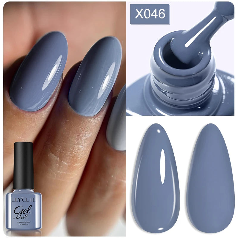 LILYCUTE 7ml Metallic Gel Nail Polish Red Chrome Effect Soak Off UV Gel Varnish Semi Permanent Nail Art Manicure Base Top Coat