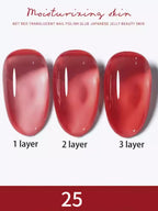 10ml 1-8pcs Milky White Quick Extension Gel Nail Polish Nude Construct Hard Semi Permanent Acrylic Extension Nail Art Varnish