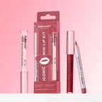 Lipliner&Lipstick Lip Gloss Set 3pcs/set Waterproof Long Lasting Lip Makeup Matte Travel Mini Set Women's Makeup Cosmetics