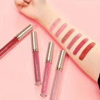 6Set Matte Lip Gloss AB two sets Not Stained with Cup Mouth Red Lip Gloss Moisturizing Long Lasting Not Easy To Fade Lip Gloss
