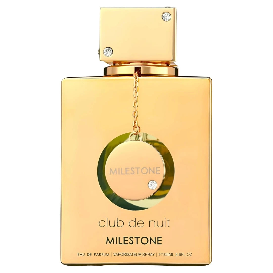 Club De Nuit Milestone Unisex Eau de Parfum Spray - Captivating Floral Woody Musk Fragrance with Bergamot