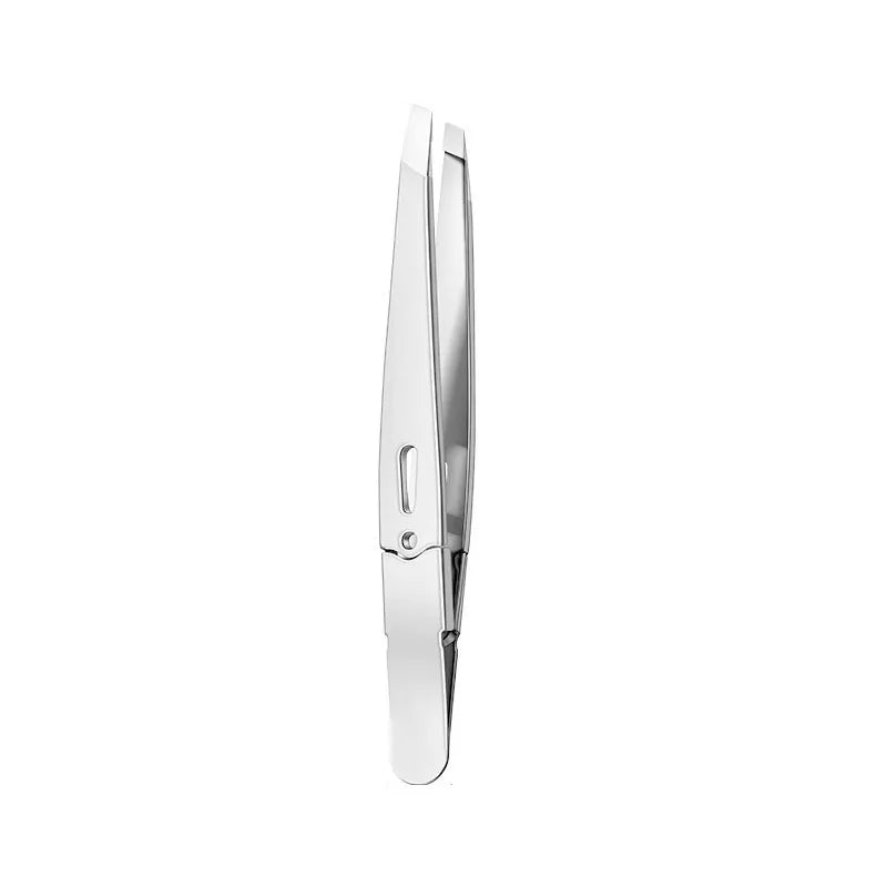 Expert Eyebrow Hair Removal Tweezer, High Precision Slant Tip Stainless Steel Tweezers for Men and Women