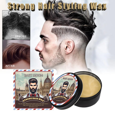 Long Lasting Stying Wax Fluffy Hair Pomade Wax Keep Hair Oil Edge Control Barbershop Tools Salon Hairdressing Mud Hair Styling