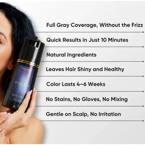 3-in-1 Hair Dye Shampoo  Quick Color Shampoo White Hair Quick Blackening Shampoo Oil Control Fluffy Shampoo Product Nourish Hair