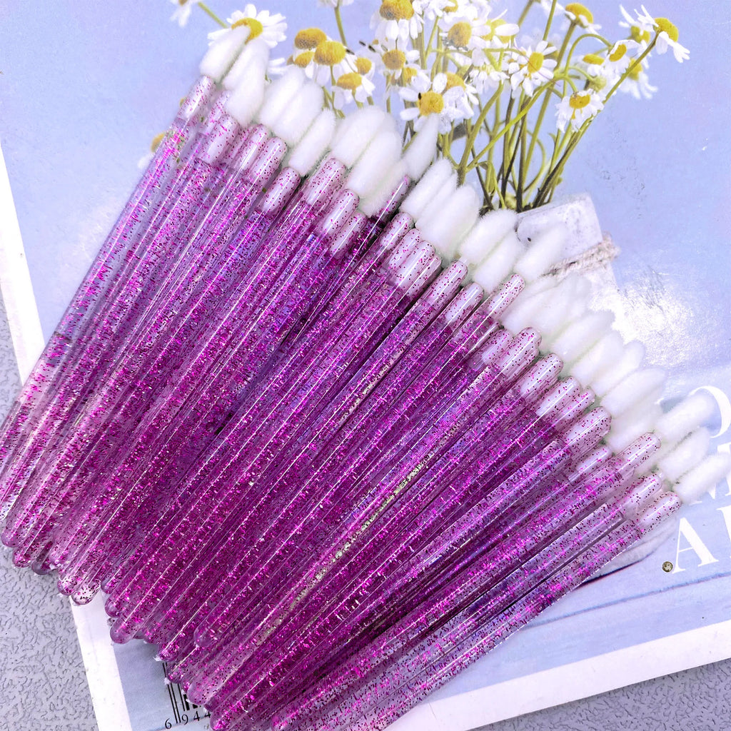 Wholesale 50/1000 PCS Disposable Lip Brush Women Accessories Lipstick Gloss Wands Applicator Perfect Best Make Up Tool Hotting