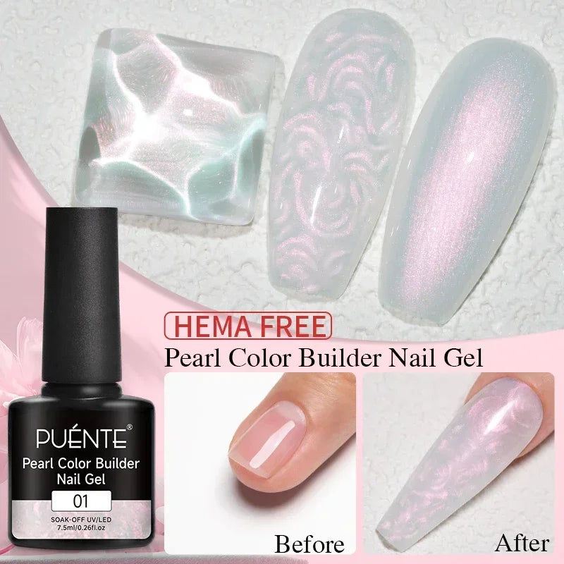 PUENTE 7.5ML Wine Red Cat Magnetic Gel Nail Polish Super Shiny Ruby Red Cat Eye Gel Soak Off UV Semi-Permanent Nail Art Varnish