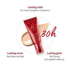 Concealer BB Cream Liquid Foundation CC Cream Matte Full Coverage Moisturizing Brightening Face Base Original Oil Control Makeup