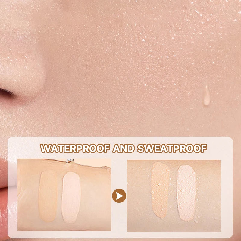 Hyaluronic Acid Liquid Foundation BB Cream-Matte Finish,Long-Lasting,  Hydrating, Oil Control, Waterproof, Covers  Blemishes