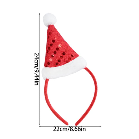 Christmas Headband Kids Adult Santa Claus Elk Xmax Tree Hair Accessories Photo Props Christmas Decoration 2025 New Year Gifts