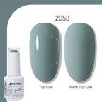 Arte Clavo Solid Color Gel Nail Polish 15ml Soak Off UV LED Gel Semi-Permanent Glitter Polish For Manicure Nail Art Salon Gel