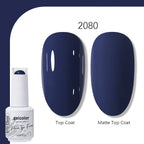 Arte Clavo Solid Color Gel Nail Polish 15ml Soak Off UV LED Gel Semi-Permanent Glitter Polish For Manicure Nail Art Salon Gel