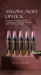 Easy Coloring Gloss Lipstick Lasting Waterproof Matte Crayon Lip Gloss Stick High Pigmented Moisturizing Lip Liner Pen Makeup