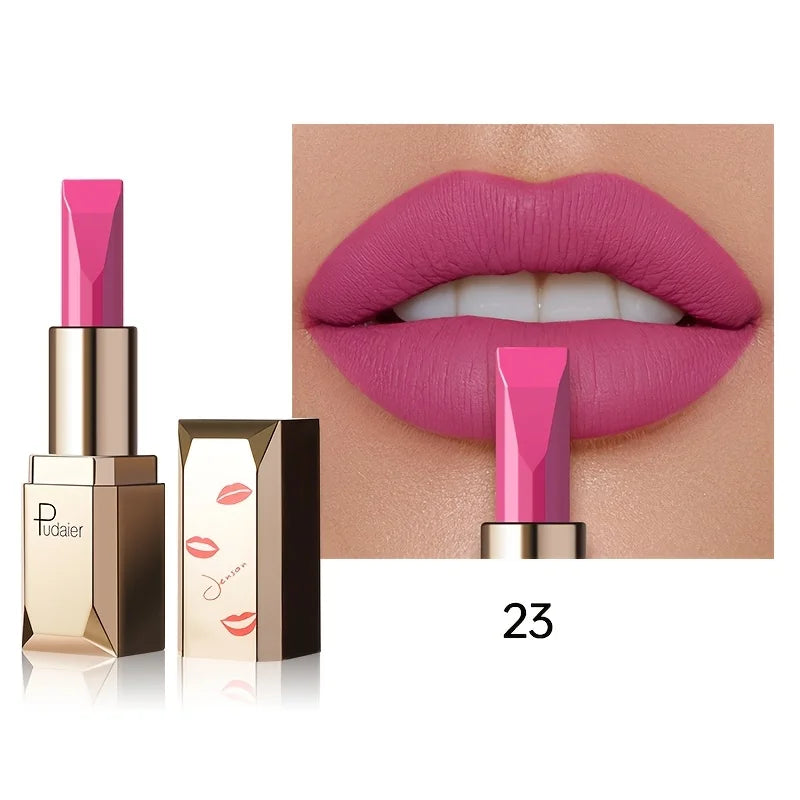 Matte silky velvet lipstick, durable, waterproof and sweat resistant, suitable for daily makeup, Valentine's Day to send female