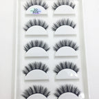 Natural 3D Mink False Eyelashes, Soft Wispy, Fluffy Eye Faux Lashes, Make Up Eyelash, Beauty Cat Cilios, 5 Pairs, 15 Styles