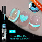 LILYCUTE  5ml Gold Sliver Metallic Liner Gel Nail Polish French Style Super Bright Mirror Pull Line Graffiti Painting Stripe Gel