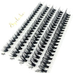 60D/80D Mink Eyelashes 100/280 Bundles Natural Eyelash extension 3D Russia Volume Individual Eyelash Cluster Makeup Tools Lashes
